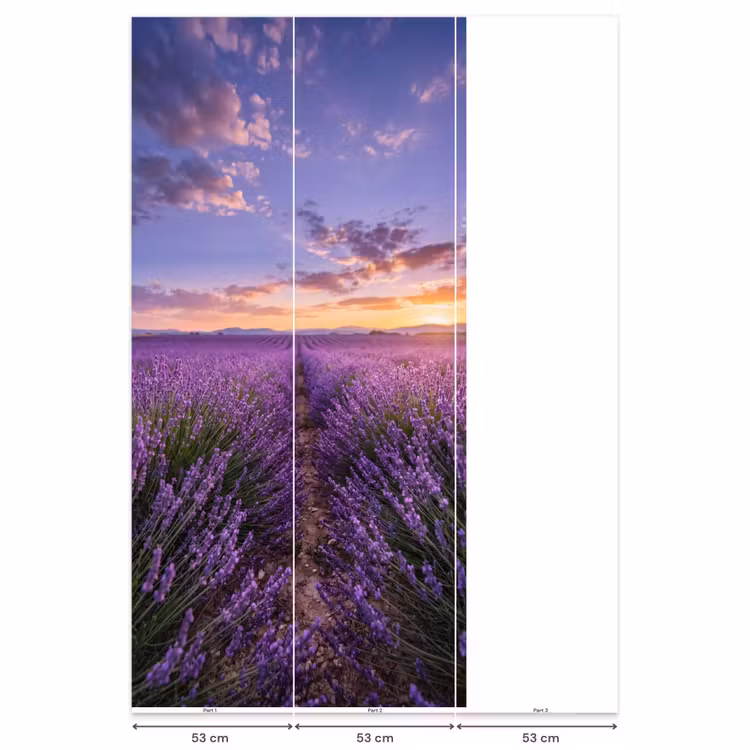 Behang - Lavendel - Veld - Natuur - Paars — 6