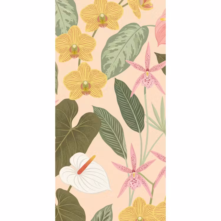 Behang - Patroon - Bloemen - Kleurrijk — 2
