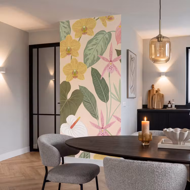 Behang - Patroon - Bloemen - Kleurrijk — 5