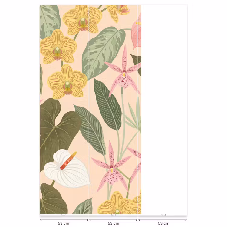 Behang - Patroon - Bloemen - Kleurrijk — 6