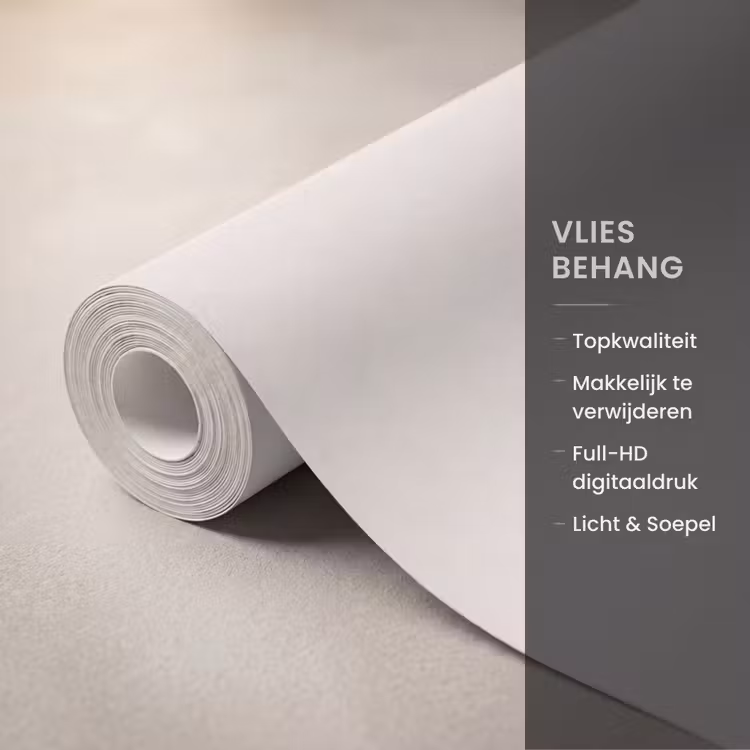 Behang - Boom - Mist - Sneeuw - Winter - Minimalistisch — 3
