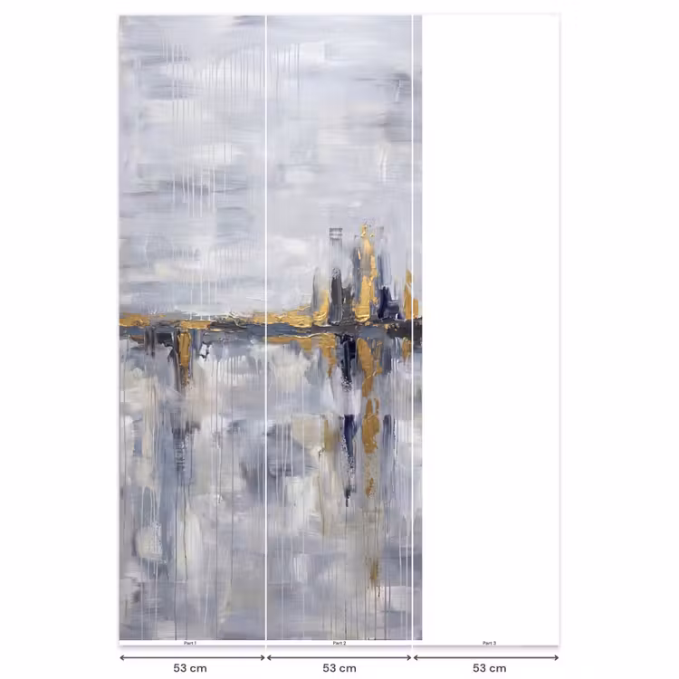 Behang - Abstract - Structuur - Goud - Grijs - Modern — 6