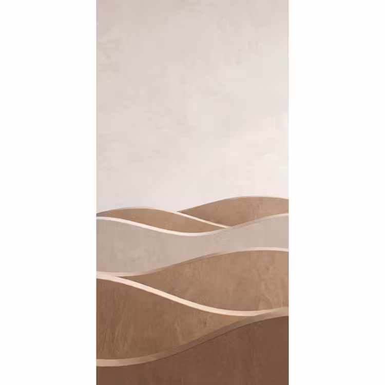 Behang - Abstract - Golven - Modern - Beige — 2