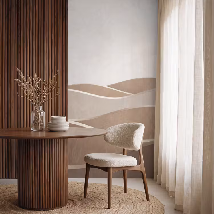 Behang - Abstract - Golven - Modern - Beige — 4