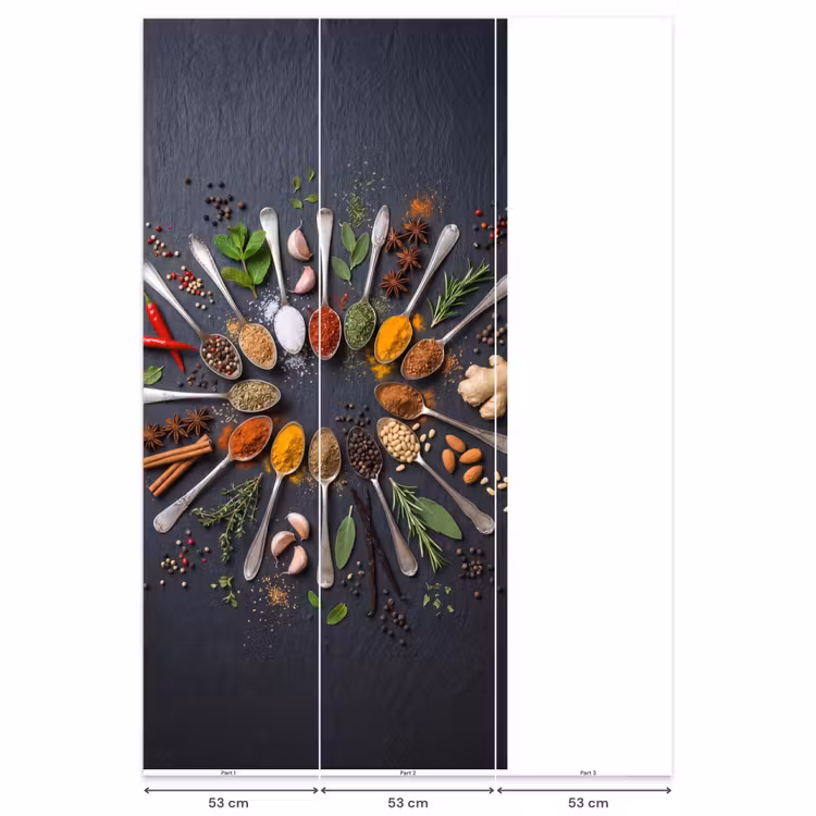Behang - Kruiden - Lepels - Culinair - Kleurrijk - Sfeervol — 6