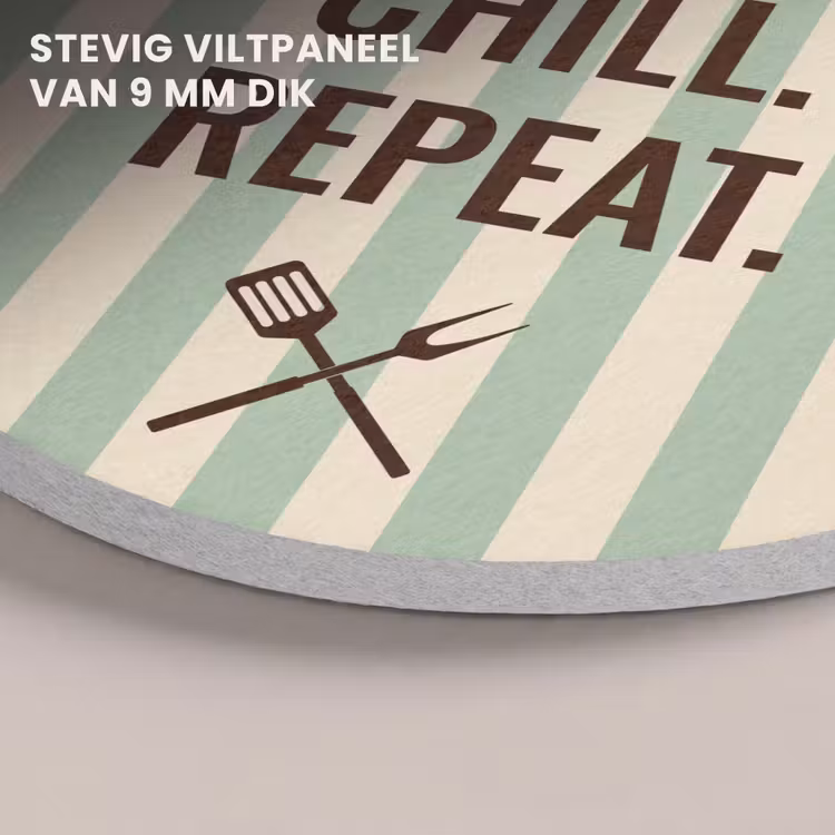 Akoestisch schilderij - Quote - Strepen - Grill — 5