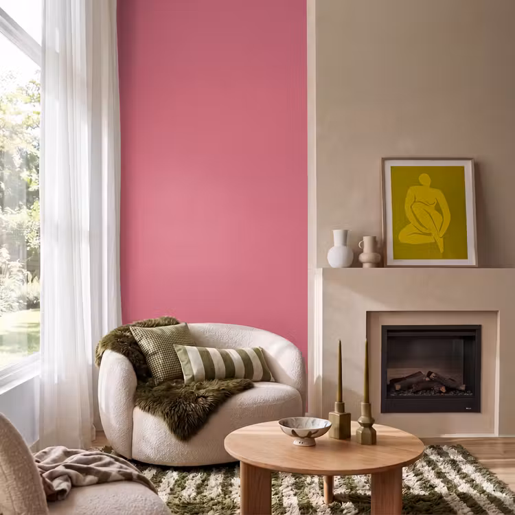 Behang - Crimson - Rose - Roze — 1
