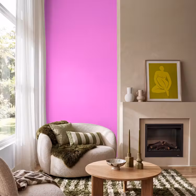 Behang - Bright - Orchid - Roze — 1