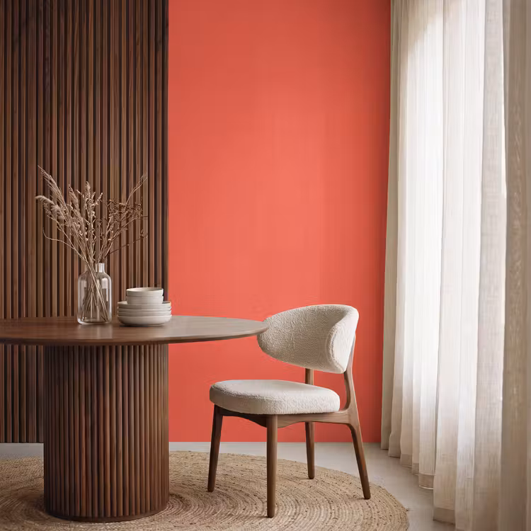 Behang - Burnt - Coral - Oranje — 4