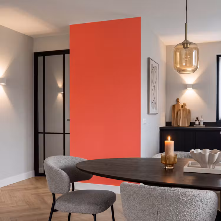 Behang - Burnt - Coral - Oranje — 5