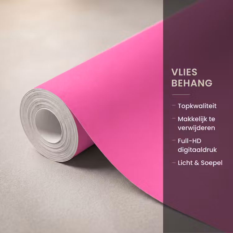 Behang - Electric - Magenta - Roze — 3