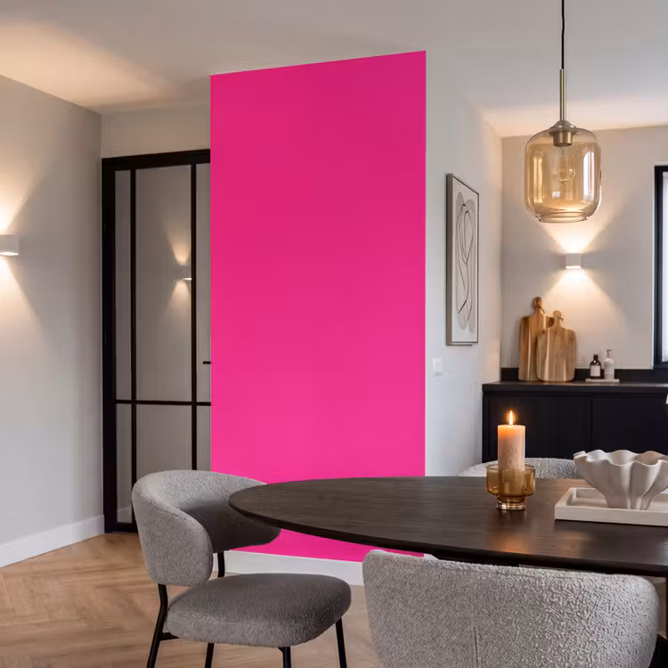 Behang - Hot - Fuchsia - Roze — 5