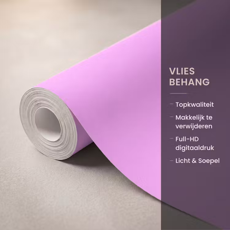 Behang - Soft - Lavender - Roze — 3