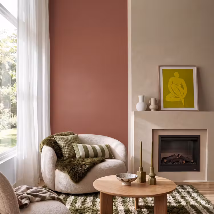 Behang - Burnt - Mahogany - Terracotta — 1