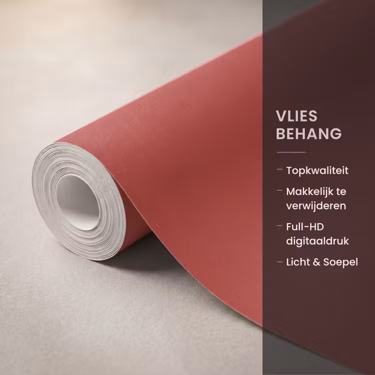 Behang - Deep - Crimson - Rood — 3
