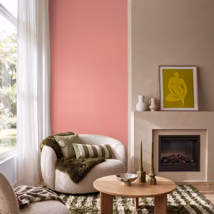 Behang - Dusty - Peach - Koraal — 1