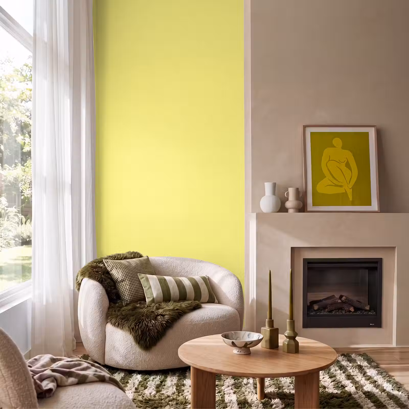 Behang - Buttery - Beige - Geel — 1