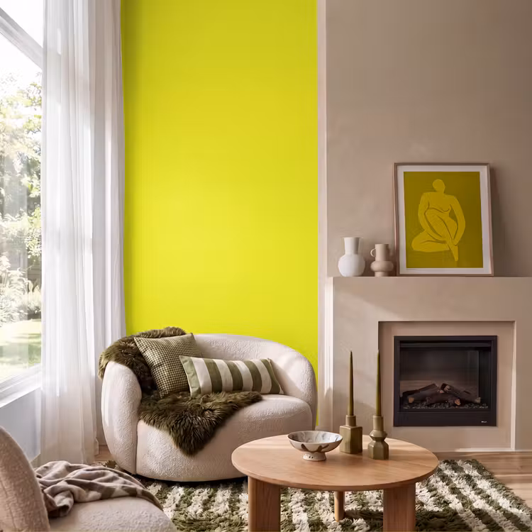 Behang - Bright - Canary - Geel — 1