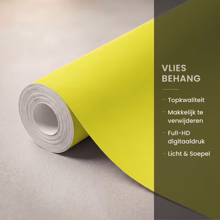 Behang - Bright - Canary - Geel — 3