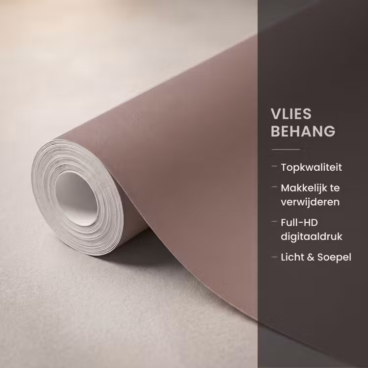 Behang - Muted - Chestnut - Bruin — 3
