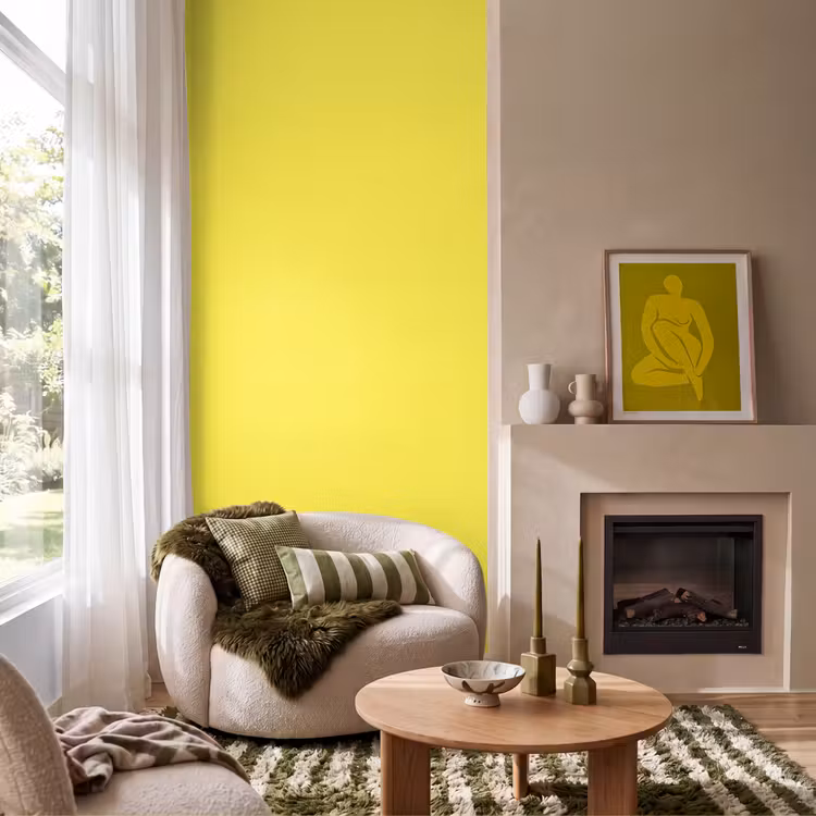 Behang - Soft - Custard - Geel — 1