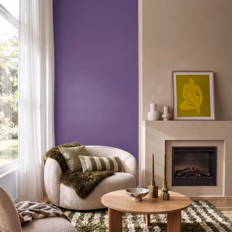 Behang - Deep - Plum - Paars — 1