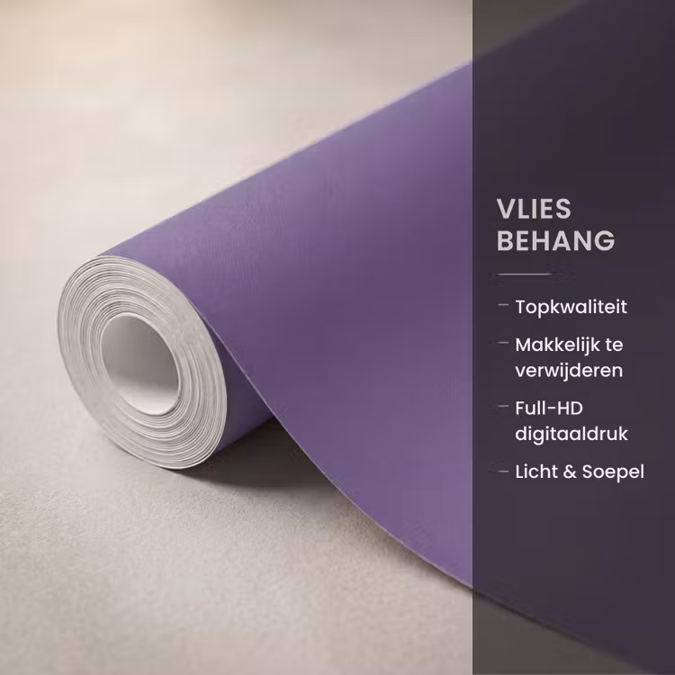 Behang - Deep - Plum - Paars — 3