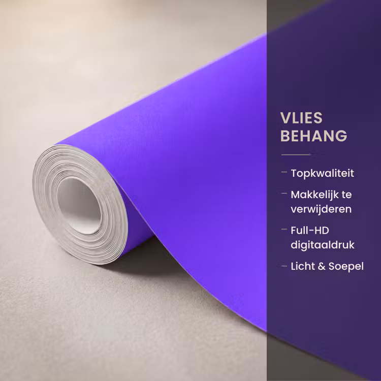 Behang - Electric - Indigo - Paars — 3