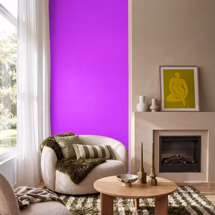 Behang - Neon - Orchid - Paars — 1