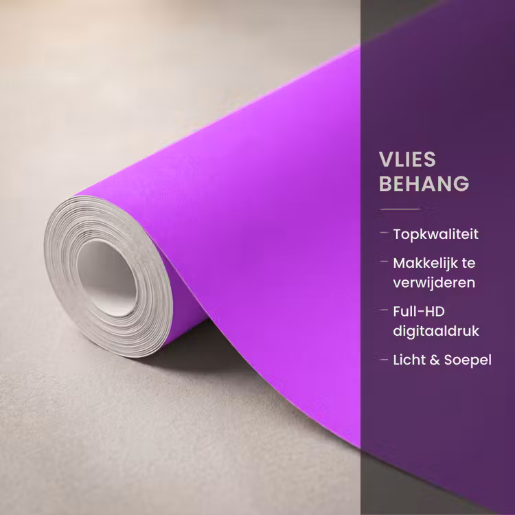 Behang - Neon - Orchid - Paars — 3