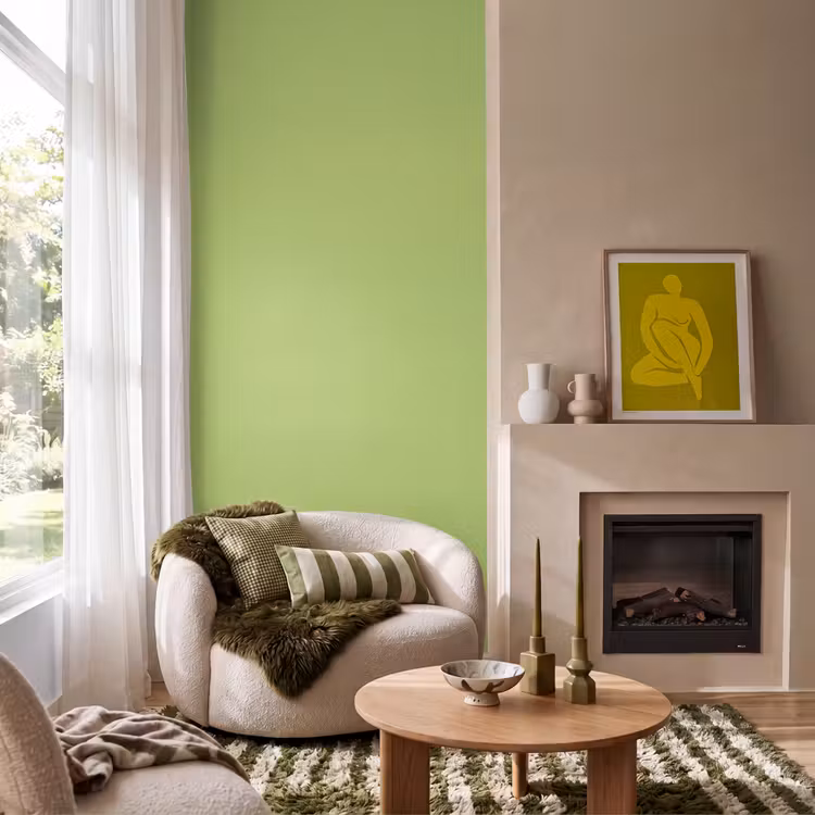 Behang - Lime - Glow - Groen — 1