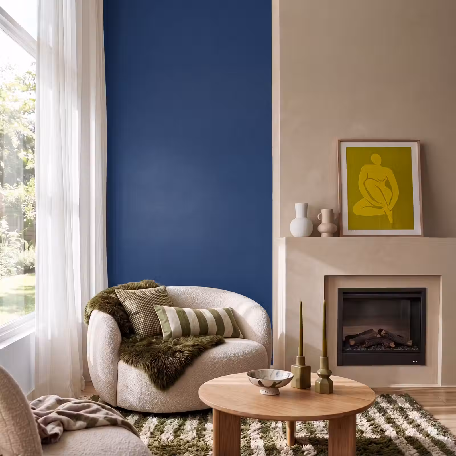Behang - Midnight - Navy - Blauw — 1
