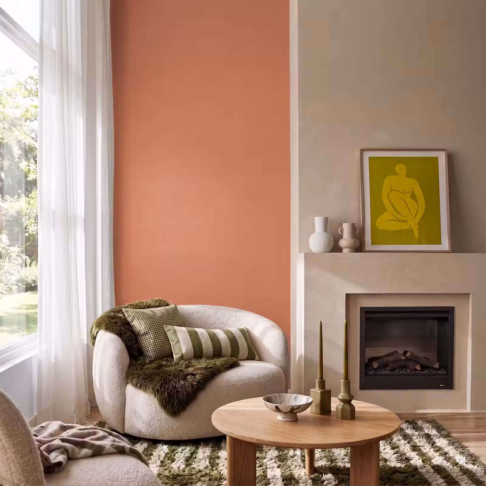 Behang - Classic - Terracotta - Oranje — 1