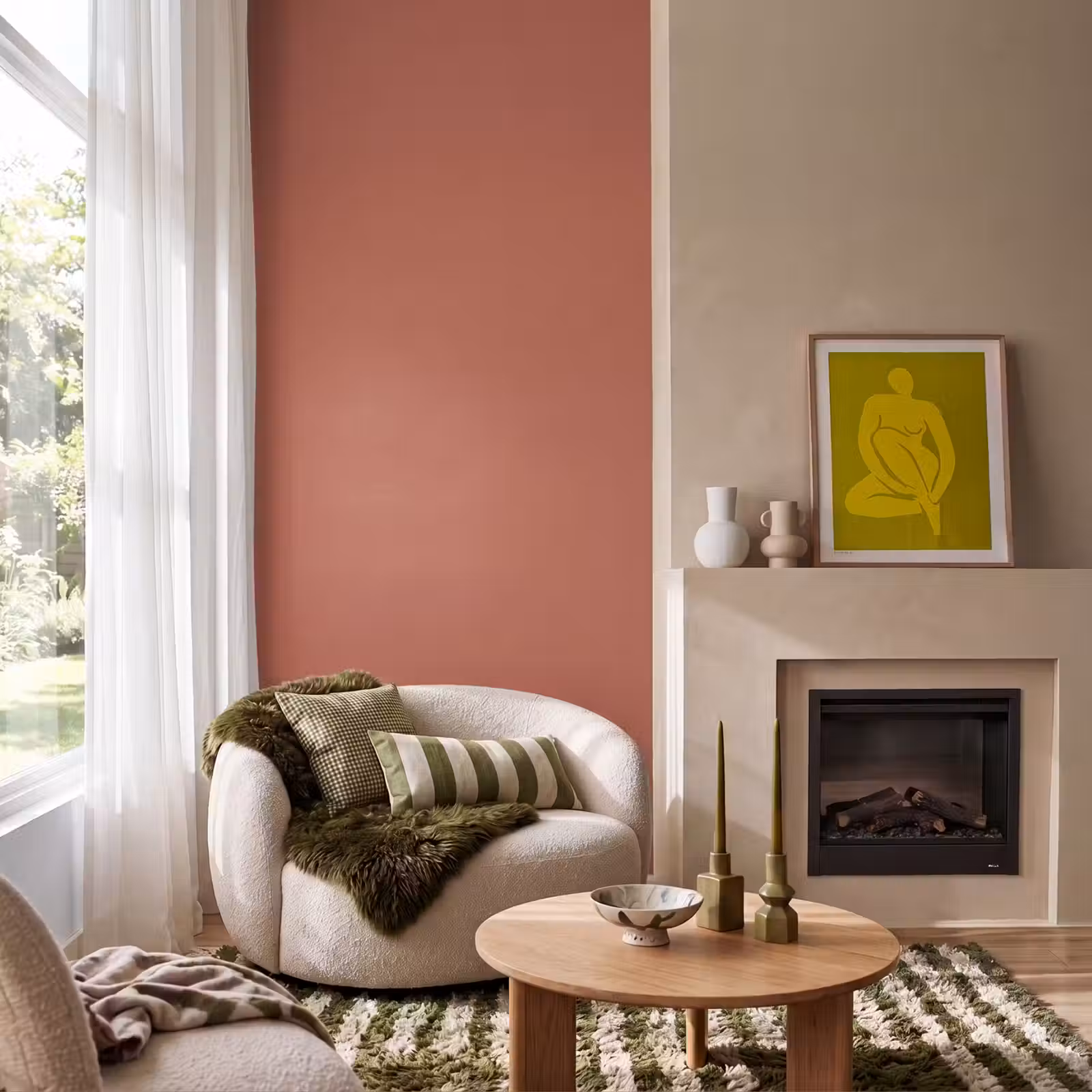 Behang - Copperhead - Oranje - Bruin — 1