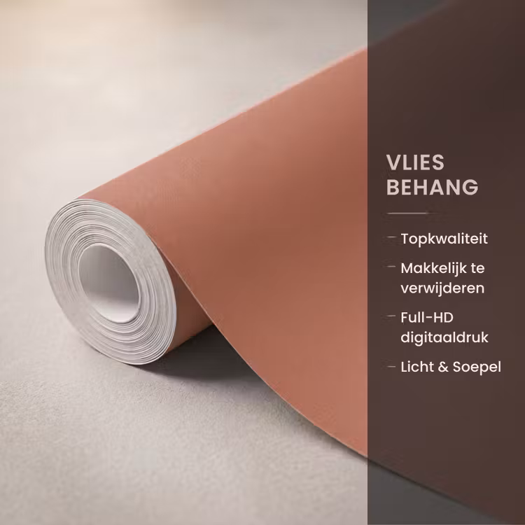 Behang - Burnt - Sienna - Oranje — 3