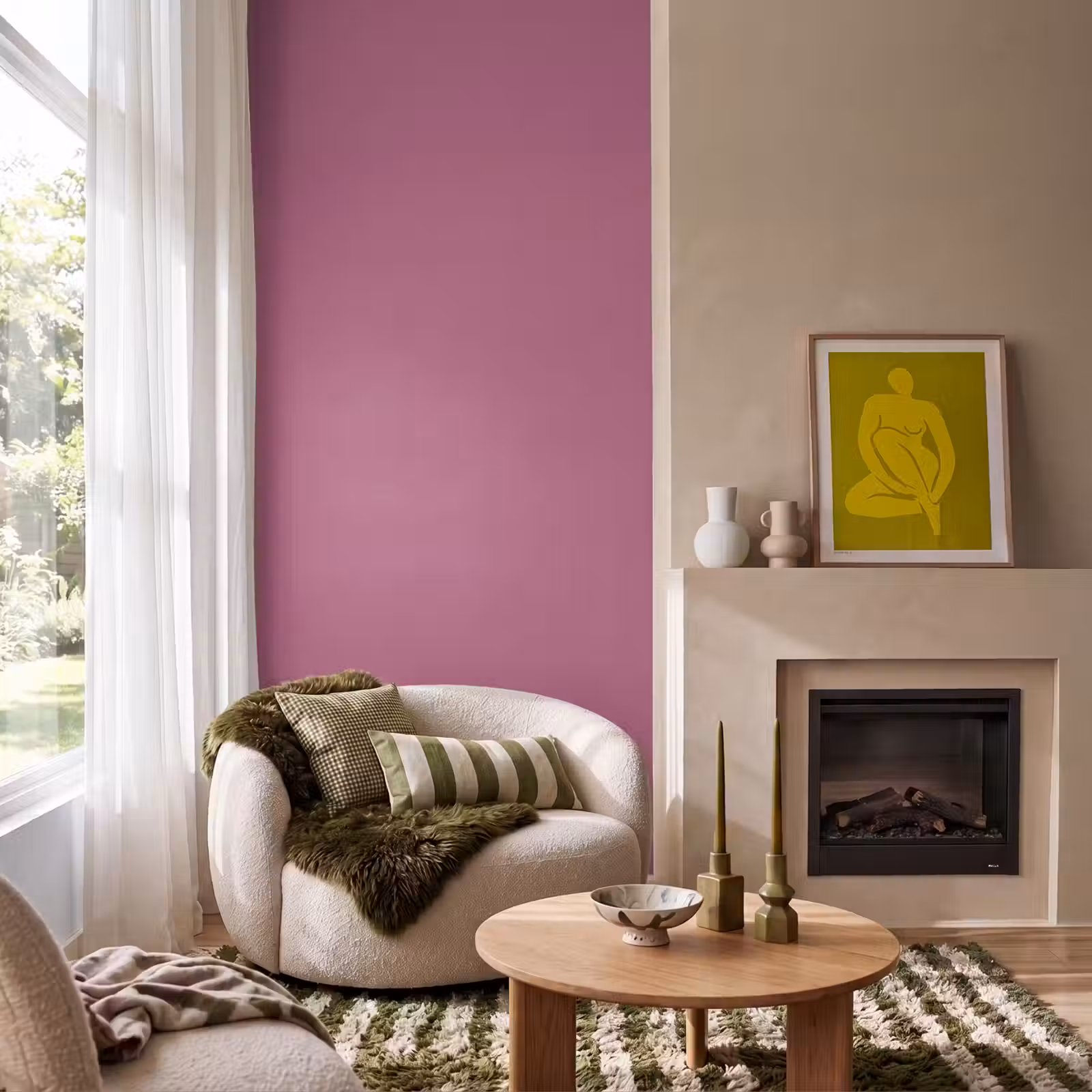 Behang - Berry - Roze -Pink — 1