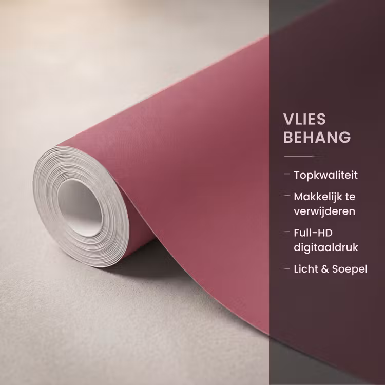 Behang - Antique - Ruby - Rood — 3