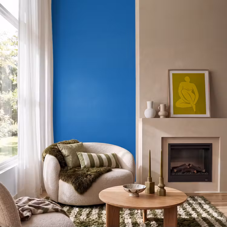 Behang - Classic - Azure - Blauw — 1