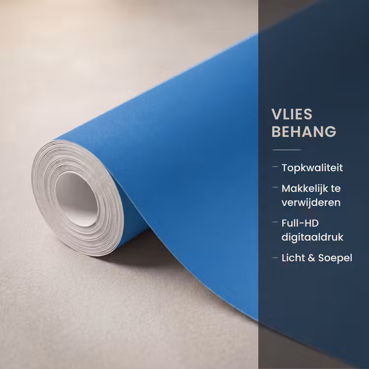 Behang - Classic - Azure - Blauw — 3