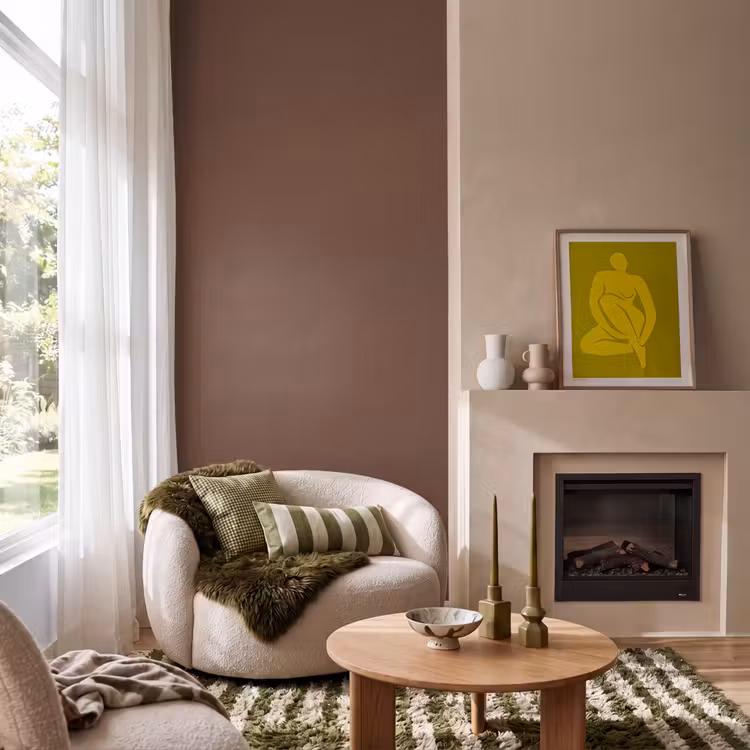 Behang - Deep - Clay - Brown - Bruin — 1