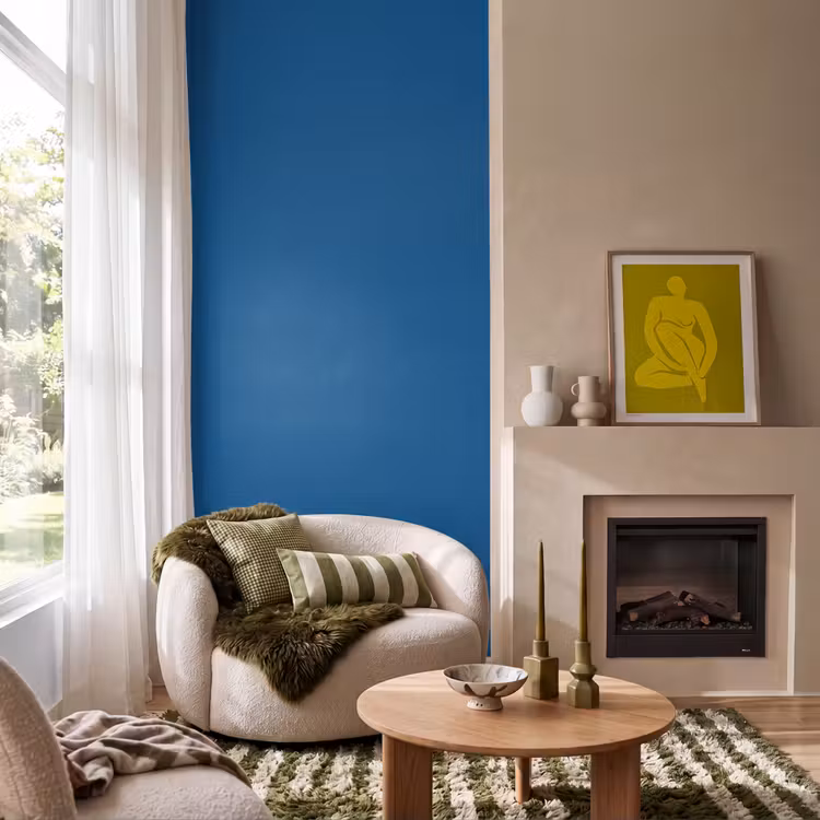 Behang - Free - Groove - Blauw — 1