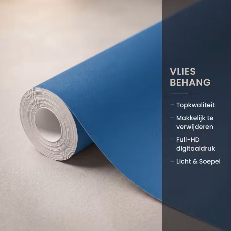 Behang - Free - Groove - Blauw — 3