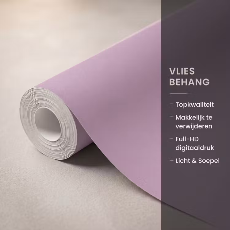 Behang - Lilac - Paars - Mauve — 3