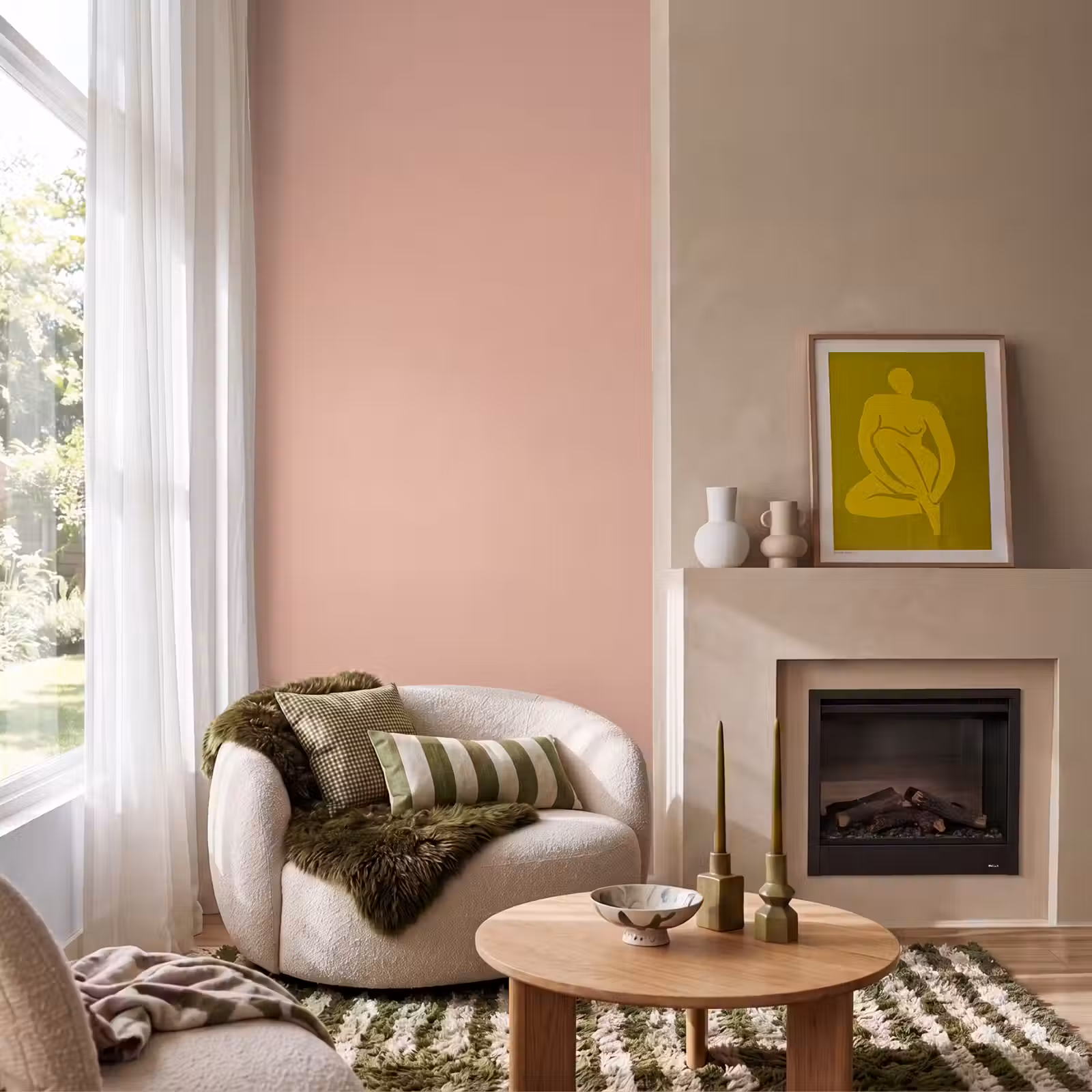 Behang - Dusty - Rose - Roze — 1