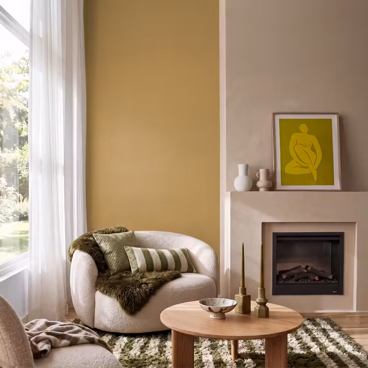 Behang - Rhythmic - Ochre - Geel — 1