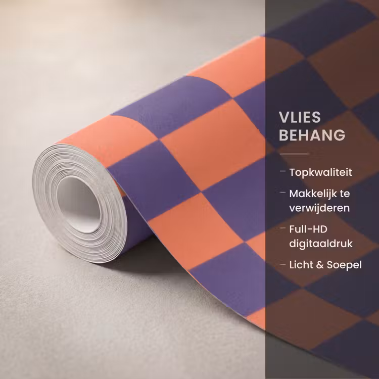 Behang - Patroon - Klassiek - Paars — 3