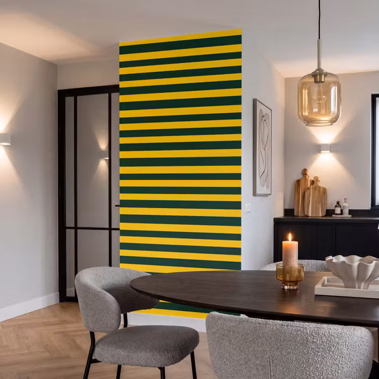 Behang - Klassiek - Strepen - Groen — 5