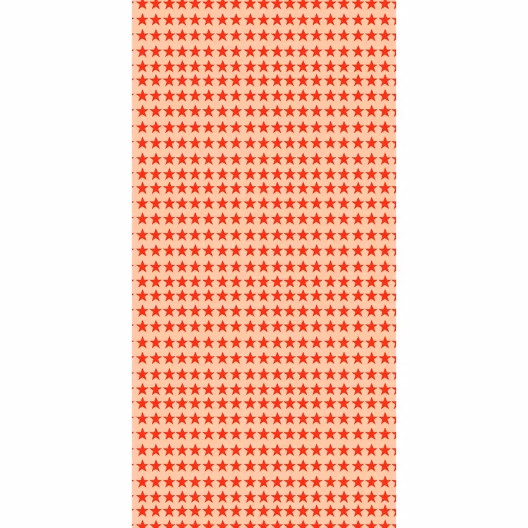 Behang - Patroon - Sterren - Rood — 2