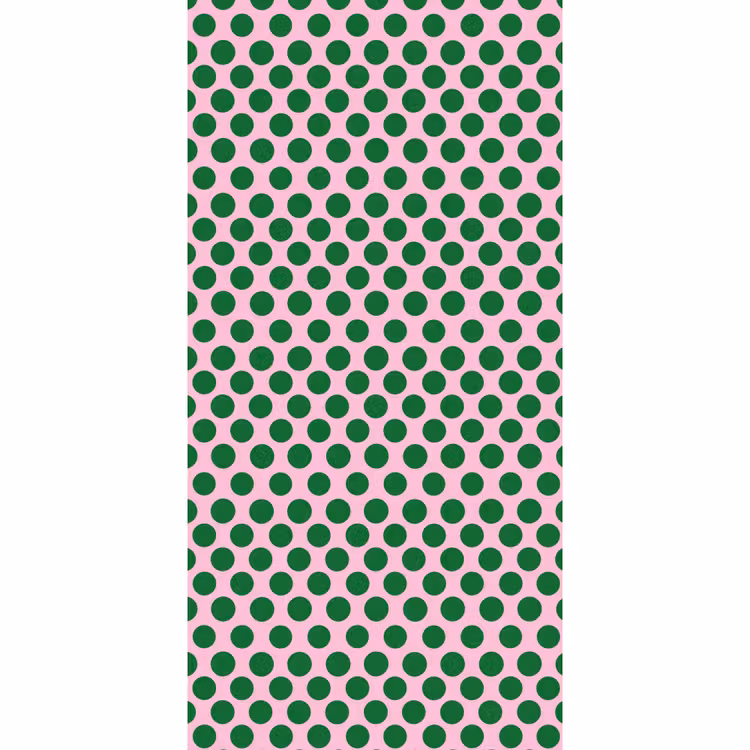 Behang - Polkadots - Patroon - Groen — 2