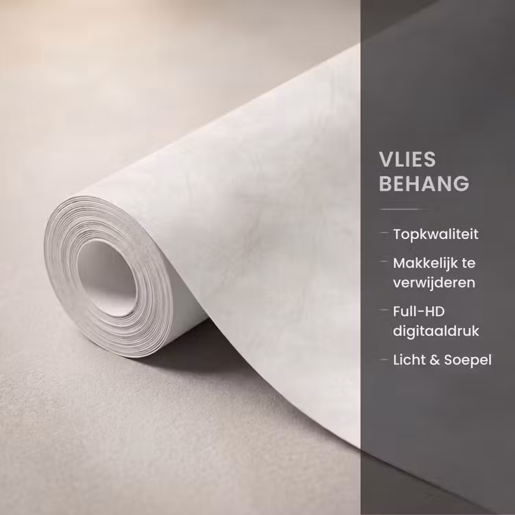Behang - Crèmebeige - Marmer - Aders — 3